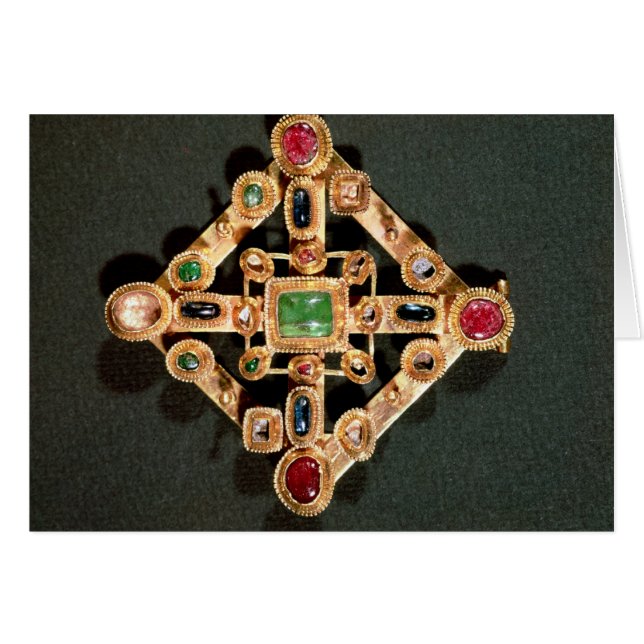 Broche sous forme de croix grecque (Devant horizontal)