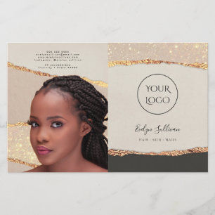 Brochure Bifold Black Or