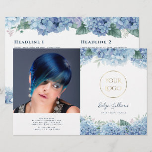 Brochure bipli hydrangea bleu