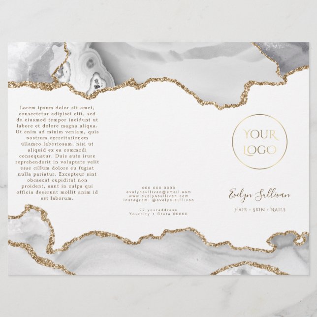 brochure blanche agate (Devant)