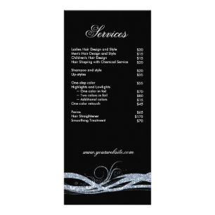 Brochure Cosmetologue Beauté de la carte en rack d