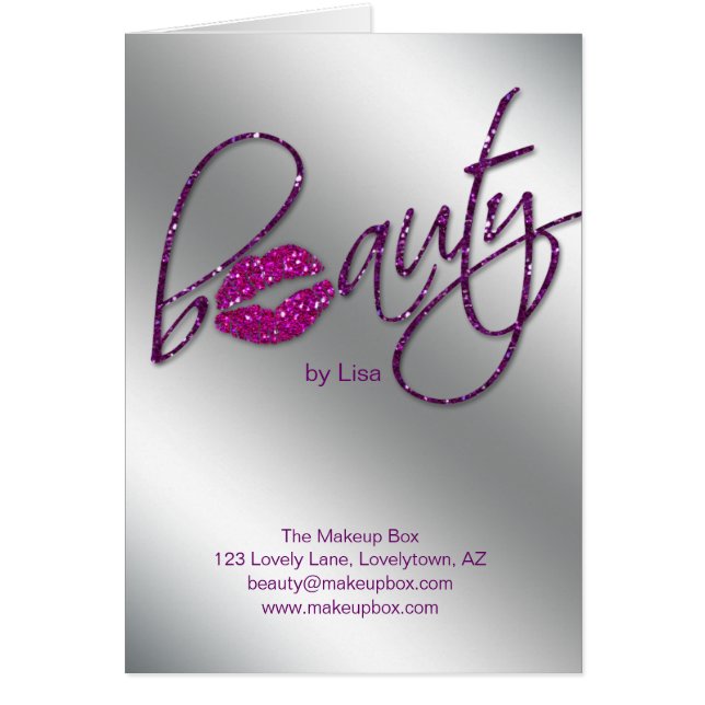 Brochure de salon Maquillage de beauté Artiste Cos (Devant)