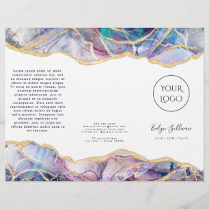 Brochure design Dark Opal