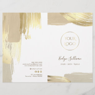Brochure du menu du service Brochures de peinture 