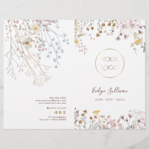 brochure du menu service fleur sauvage