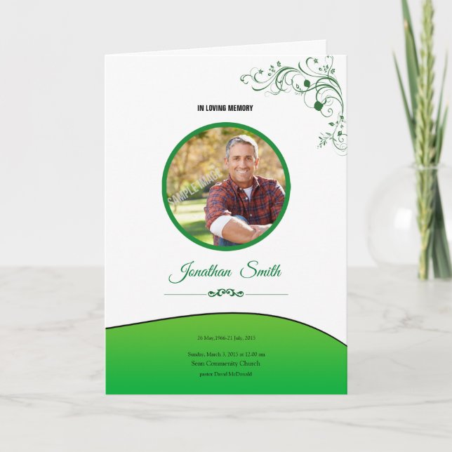 Brochure du programme Memorial (Devant)