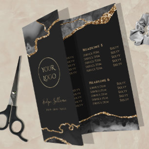 brochure en or noir