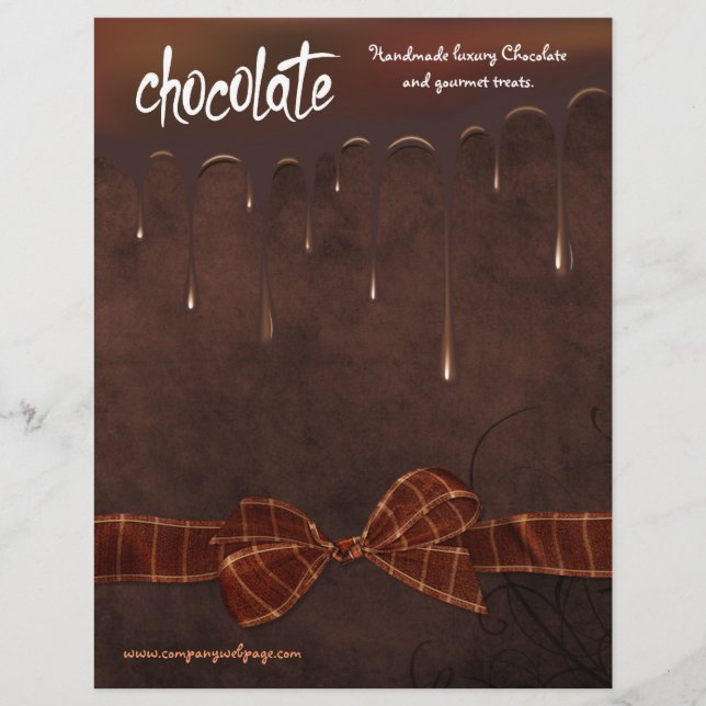 Brochure et prospectus de vente de gâteaux de boul (Devant)