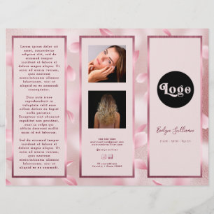 Brochure Faux Foil Pétales