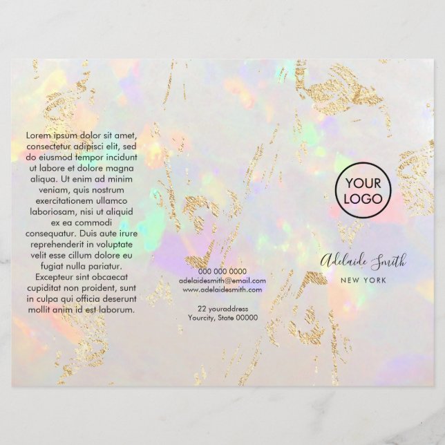 brochure opale blanche (Devant)
