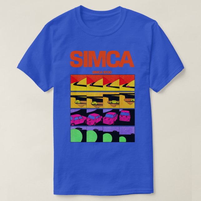 Brochure SIMCA 1000 TShirt 1 (Design devant)