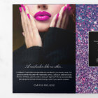 Brochure sur la Parties scintillant violette et le