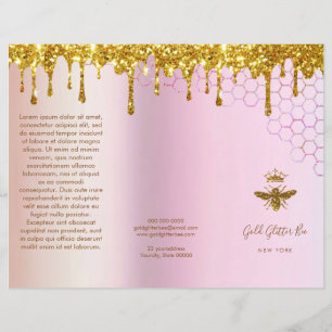 brochure sur la reine des abeilles à parties scint