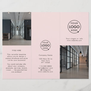 Brochure sur le logo de l'entreprise