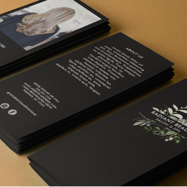 Brochure Tri-fold de l'entreprise botanique modern (Créateur téléchargé)