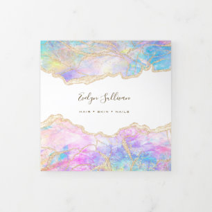 Brochure triple Opale Bleue