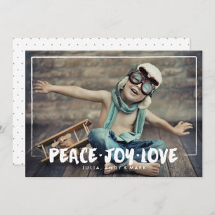 Brochures d'amour Carte photo de vacances