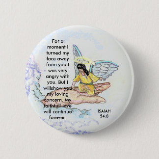 Brocken wing 5, For a moment I turned my face a... 2 Inch Round Button