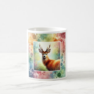 Brocket Deer 210724AREF107 - Watercolor Coffee Mug
