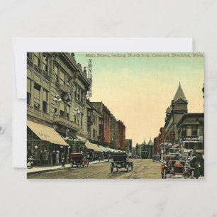 Brockton, Massachusetts, vintage 1910. Card