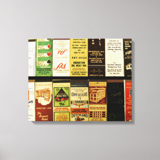 Brockton Matchbooks Canvas Print