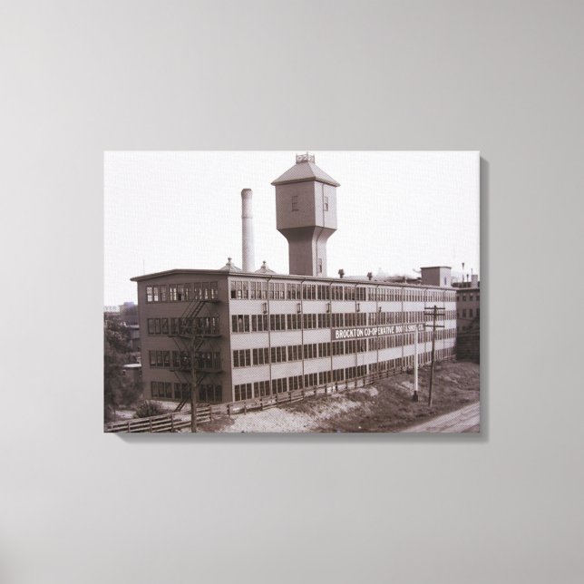 Brockton Shoe & Boot Canvas Print (Front)