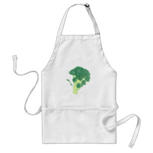 Brocoli, peinture, tabliers végétaux