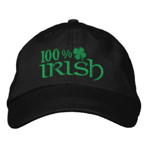 Brodée 100 % Casquette IRLANDAIS