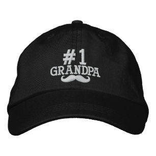 Brodée #1 Numéro Un grand-père Casquette brodé