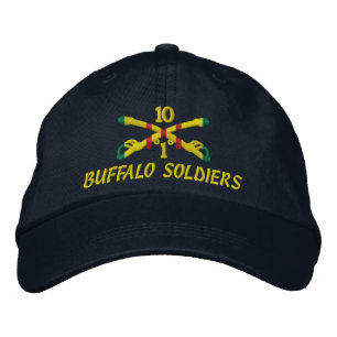 Brodée 1re Sqdn., 10e Casquette brodé de la cavalerie