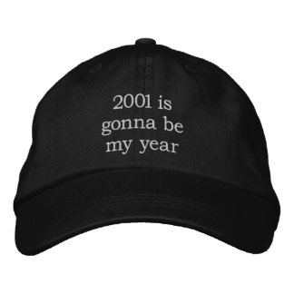 Brodée 2001 sera mon casquette d'année