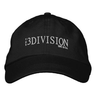 Brodée 3DIVISION casquette noir