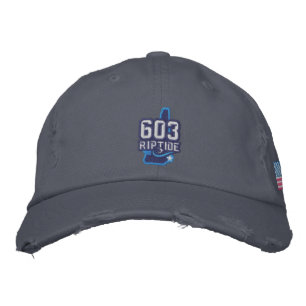 Brodée 603 Riptide Casquette en détresse