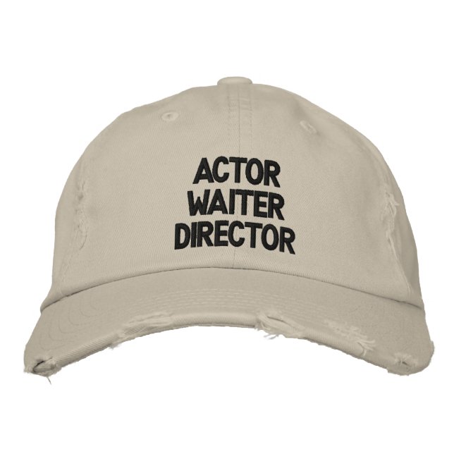 Brodée Acteur Waiter Directeur La La Land Casquette (Devant)