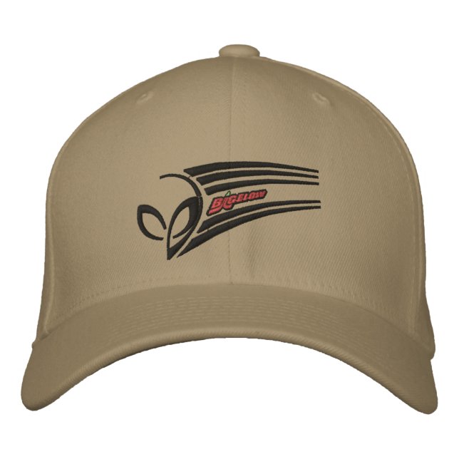 Brodée Alien Mascot Casquette de baseball brodé (Devant)