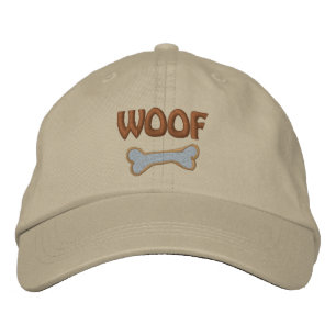 Brodée Amoureux des chiens WOOF Casquette brodé