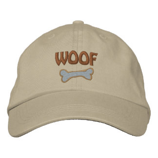 Brodée Amoureux des chiens WOOF Casquette brodé