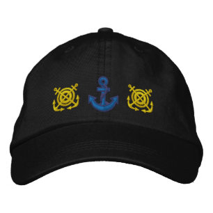 Brodée Ancres casquette