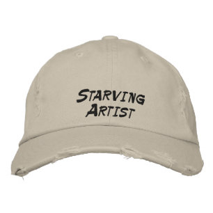 Brodée Artiste affamé Drôle Casquette