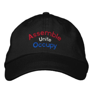 Brodée Assembler Unite Occupy Casquette brodé