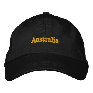 Brodée Australie Casquette Réglable Personnalisée