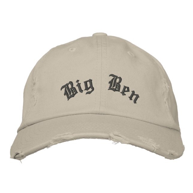 Brodée Big Ben, Casquette en détresse (Devant)