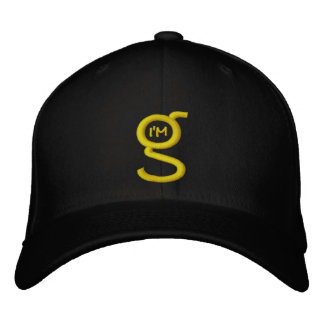 Brodée Black Flex Fit Casquette w I'm G Embroder Logo