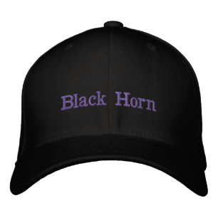 Brodée Black Horn – Casquette Trucker Noire