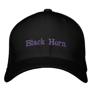 Brodée Black Horn – Casquette Trucker Noire