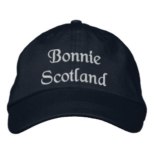 Brodée Bonnie Scotland casquette - un souvenir écossais d