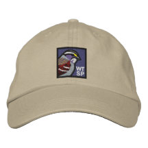 Bruant à gorge blanche : casquette brodé