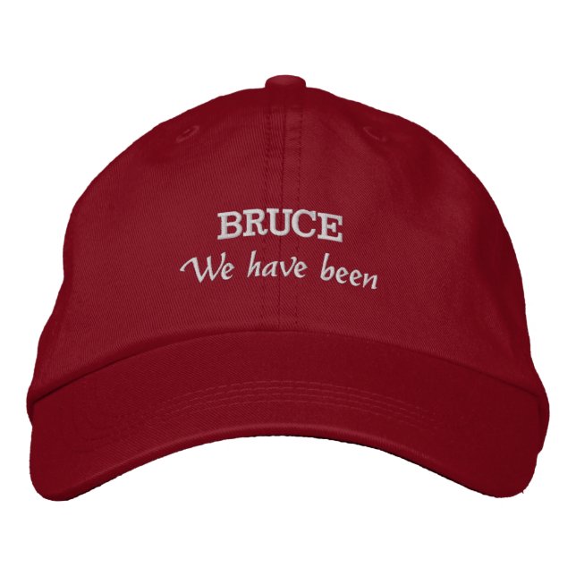 Brodée Bruce Clan Motto Casquette brodé (Devant)
