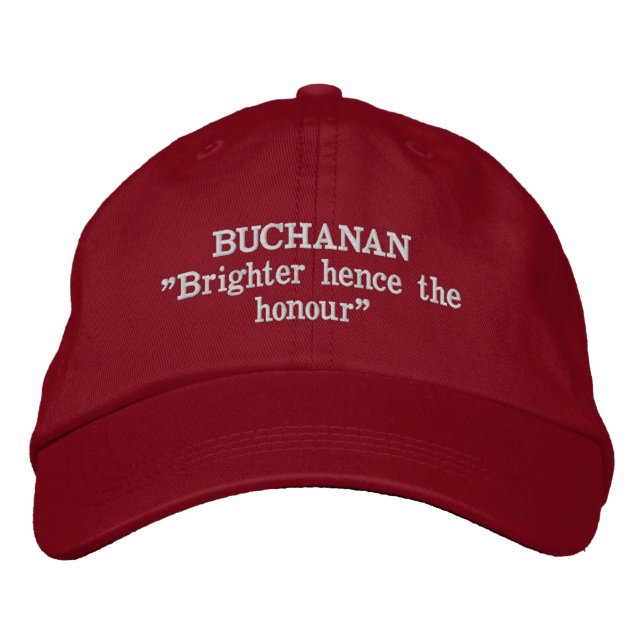 Brodée Buchanan Clan Motto Casquette brodé (Devant)