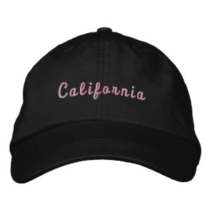 Brodée Californie Casquette ajustable personnalisé